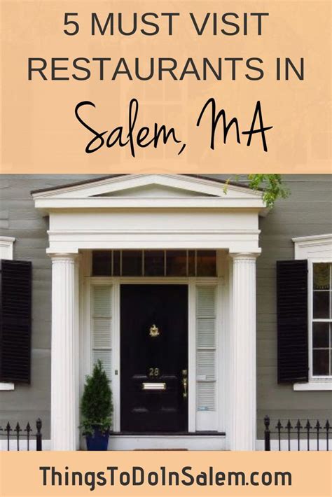 My Five Must Visit Restaurants In Salem Ma Update 5 Things To Do