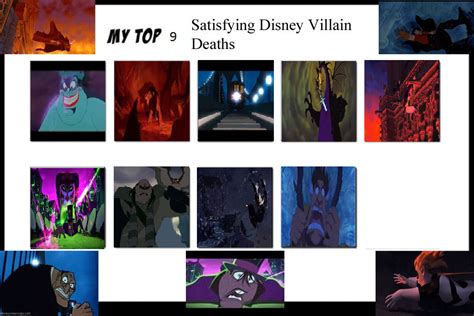 My Top 9 Satisfying Disney Villain Deaths By Cartoonstarreviews On