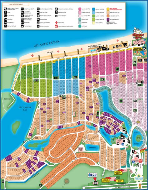 Myrtle Beach Map Lakewood Camping Resort