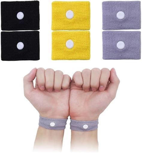 N A 6 Pieces Anti Sickness Wristbands Nausea Relief Prevent Motion