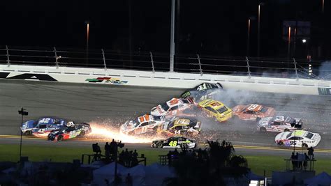 Nascar Half The Daytona Field Collides In Massive Crash In Cup Race