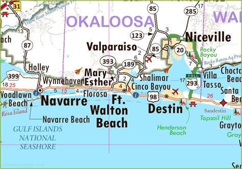 Navarre Beach to Destin Guide