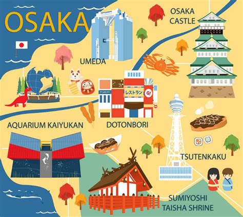 Navigating Osaka A Comprehensive Guide To Tourist Maps Treeline Map Explore Global Forest