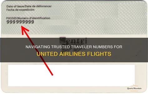 Navigating Trusted Traveler Numbers For United Airlines Flights