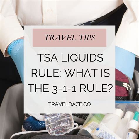 Navigating Tsa 3 1 1 A Solo Traveler S Guide To Packing Liquids