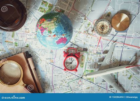 Navigation Explore Of Journey Tourism Planning Travel Destination Plan For Vacation Trip Stock