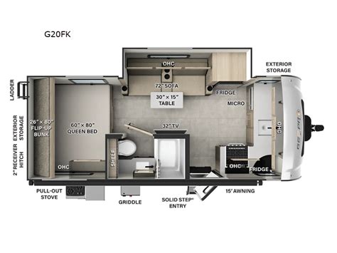 New Forest River Rv Rockwood Geo Pro G20fk Travel Trailer For Sale