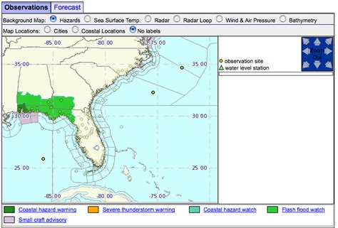 New From Noaa Southeast U S Marine Weather Website