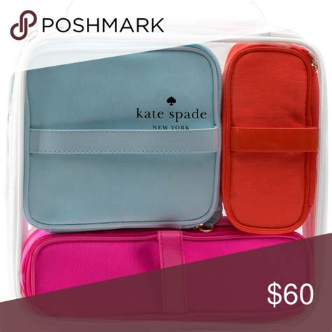 New Kate Spade Travel Set Kate Spade Makeup Bag Kate Spade