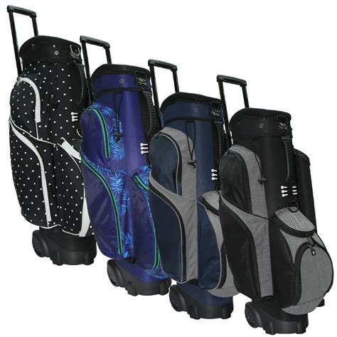 New Rj Sports 2019 Spinner X Transport Wheeled Golf Cart Bag Pick The Color Golf Club Bags