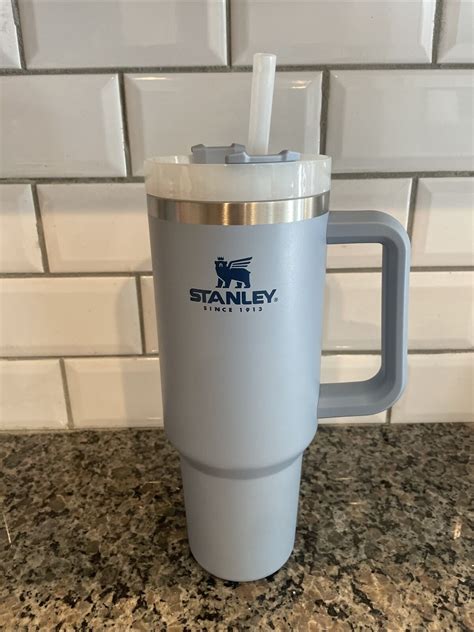 New Stanley Adventure Quencher Travel Tumbler 40 Oz Chambray Blue