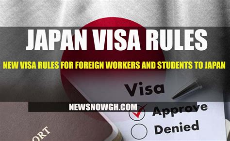 New Visa Rules For Foreign Workers And Students To Japan