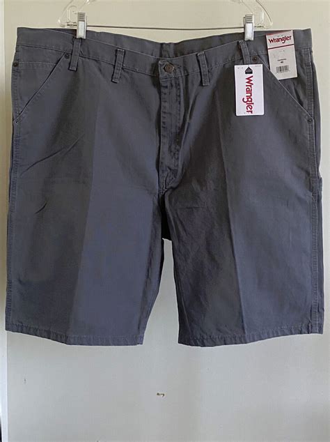 New Wrangler Carpenter Gray Big Tall Men S Shorts Size 48 Ebay