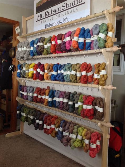 Nice Way To Show All Yarns For Fiber Festivals Fiber Festival Yarn