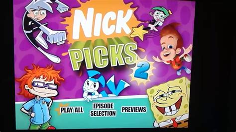 Nick Picks 5 Dvd Menu 232103 Nick Picks 5 Dvd Menu