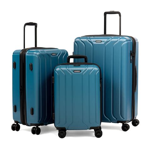 Nonstop New York Luggage Expandable Spinner Wheels Hard Side Shell