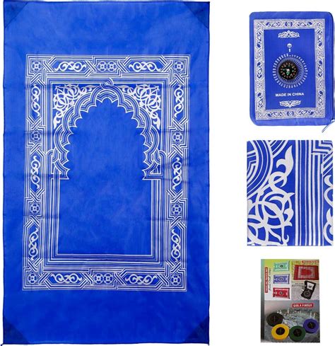 Noor Prayer Mat Musalla Portable Pocket Prayer Mat For Islamic Prayer 100 Cm X 60 Cm Travel