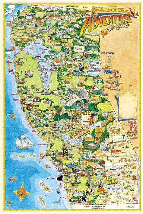 Northern California Tourist Attractions Map Best Tourist Places In