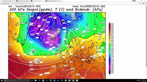 November Temperature And Unsettled December 01 12 15 Youtube