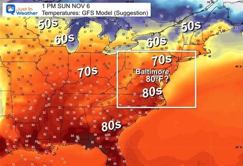 November Weather Outlook Starting Warm And Near Record Heat Just In