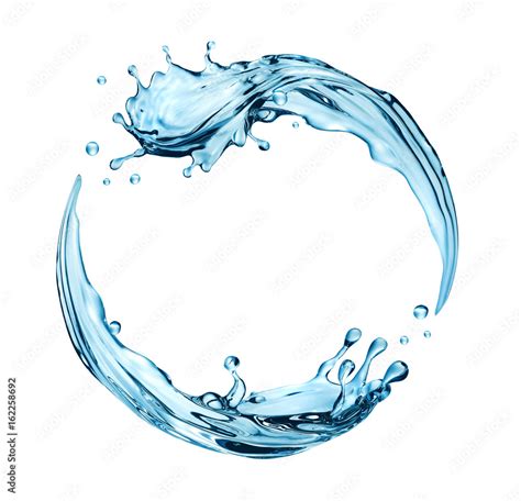 Number 7 Blue Water Stock Illustration Adobe Stock