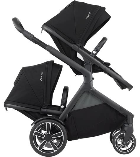 Nuna Demi Grow Double Stroller Caviar