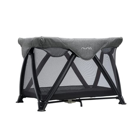 Nuna Sena Aire Baby Box Travel Cot Charcoal Kiddy Id