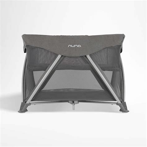 Nuna Sena Aire Granite Grey Playard Travel Crib And Changing Table Reviews Crate Amp Kids