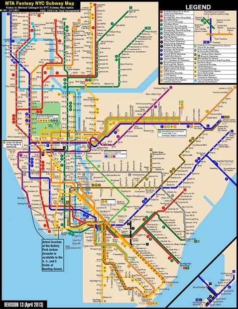 Nyc Subway Map E Train Map Of Florida