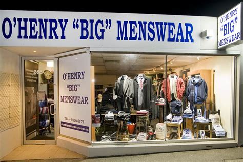 O Amp 39 Henry Amp Quot Big Amp Quot Menswear 288A Whitehorse Road Balwyn 3103