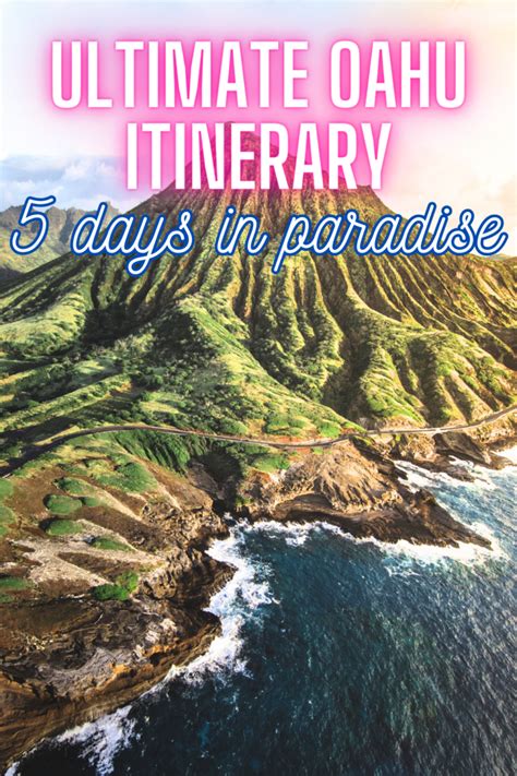 Oahu Itinerary 5 Days In Paradise In 2022 Hilton Hawaiian Village Mexico Travel Best Places