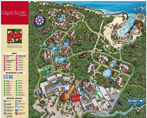 Occidental At Xcaret Destination Map 2022 2017 Traveltips Org