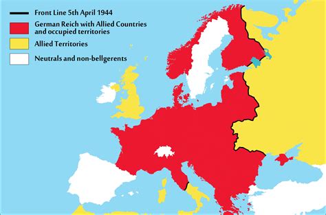 Occupied Europe March 1944 Dorking Museum Heritage Centre