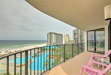 Oceanfront Panama City Beach Condo W 2 Balconies Escape To The Warm