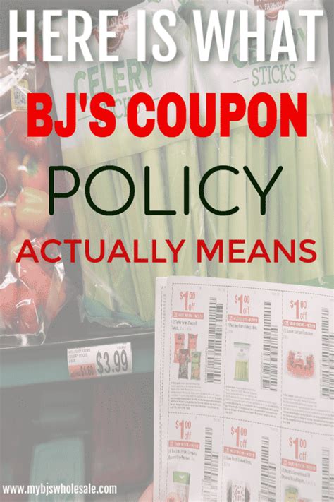 Official Bjs Coupon Policy Bjs Coupons Extreme Couponing Coupons