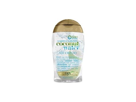 Ogx Coconut Water Travel Shampoo 3 Oz Ingredients And Reviews