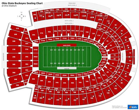 Ohio Stadium Seating Chart With Rows And Seat Numbers Brokeasshome Com