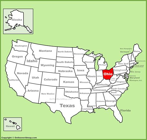 Ohio Usa Map