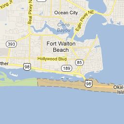 Okaloosa Island Map Romantic Beach Getaways Romantic Getaway Fort