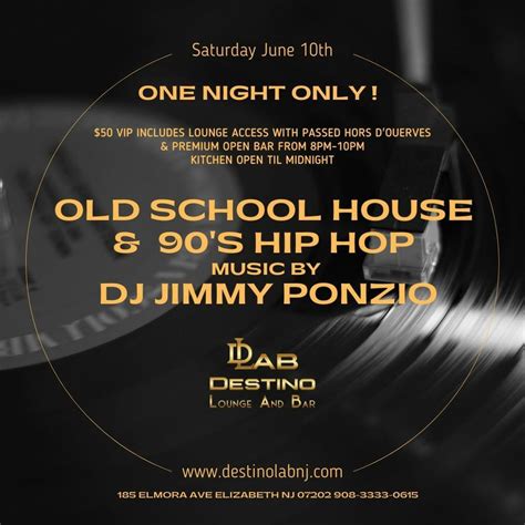 Old School House 90S Hip Hop Destino Lounge And Bar Elizabeth 10