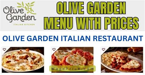 Olive Garden Menu And Prices 2020 2024