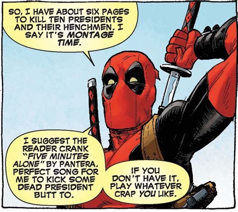 One 12 Collective S Deadpool Breaks Through The Fourth Wall