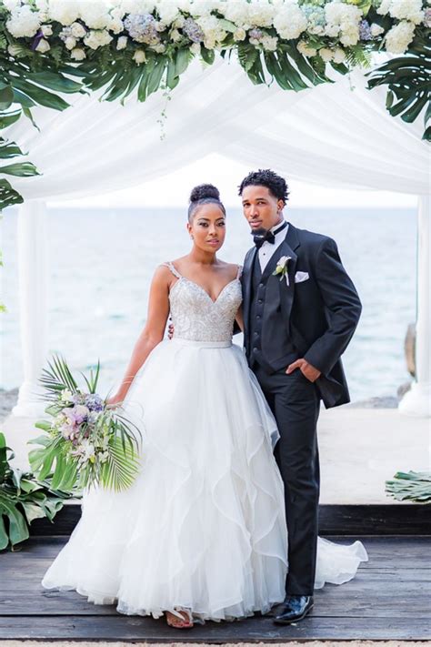 One Love Luxury Cliffside Wedding In Jamaica Black Nuptials In 2020