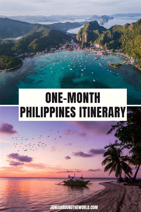 One Month Philippines Itinerary Island Hopping Travel Guide 2023