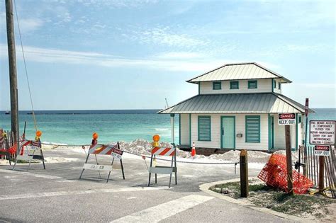 Ongoing Repairs To Hurricane Damage Along Scenic Gulf Drive In Destin