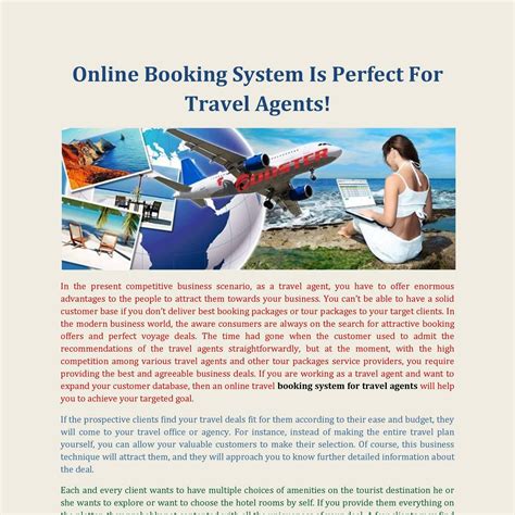 Online Booking System Is Perfect For Travel Agents Rooster Bookings