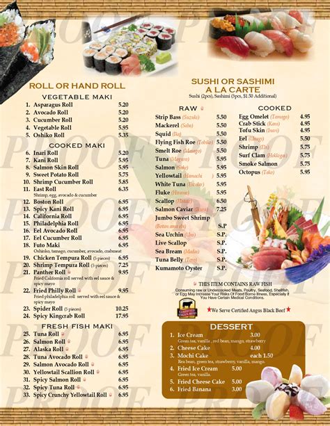 Online Menu Of Osaka Japanese Hibachi Steakhouse Sushi Bar Restaurant