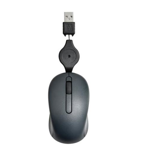 Onn Travel Mouse Onn 100027828 With Retractable Cord 2 2 Ft Usb Cable 3