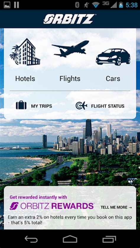 Orbitz Find Flights Hotel Travel Deals For Android Download