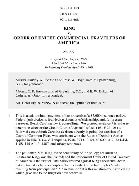 Order Of United Commercial Travelers Of America